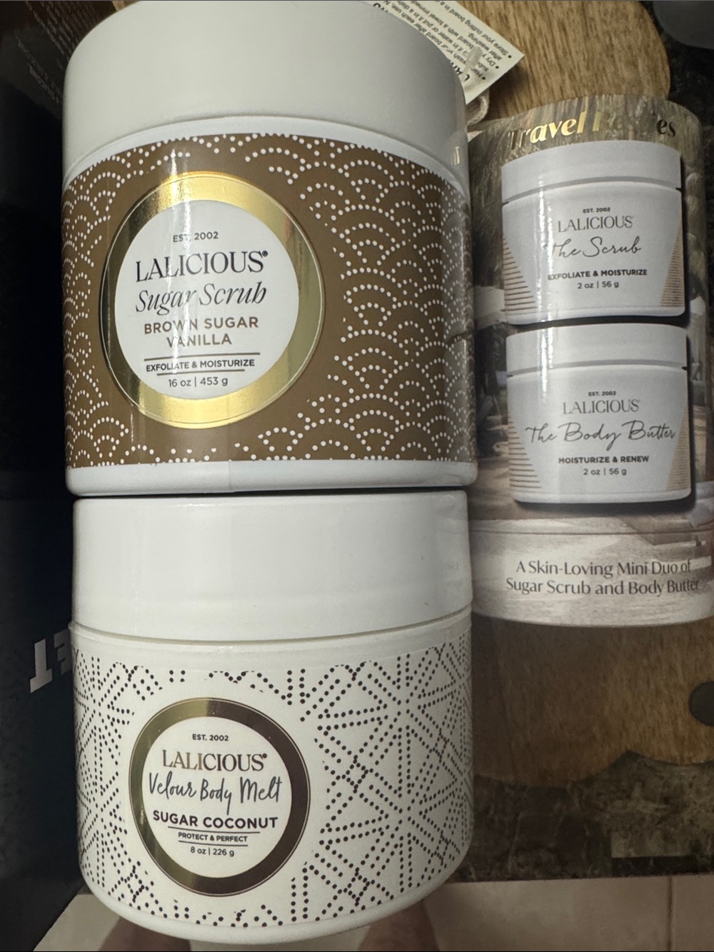 Brown Sugar & Sugar Coconut Body Scrub Duo — White & Brown